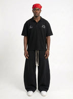 Black Boxy Polo