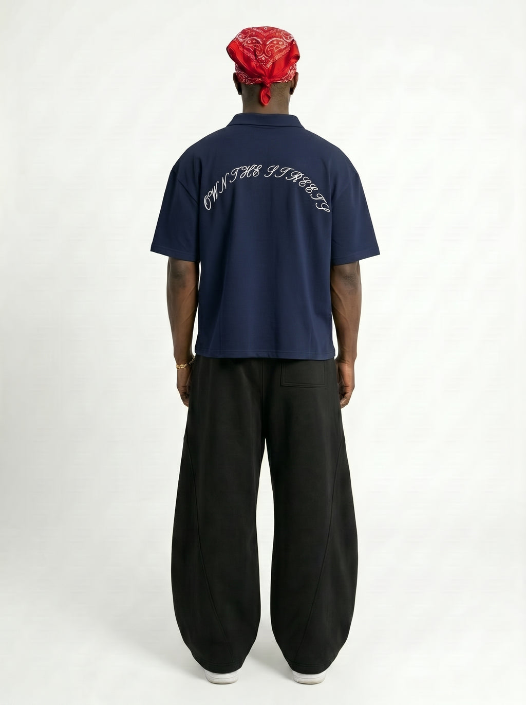Navy Boxy Polo