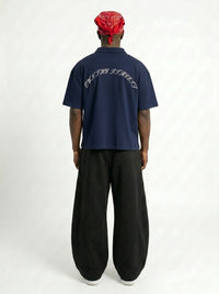 Navy Boxy Polo