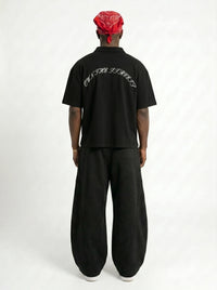 Black Boxy Polo