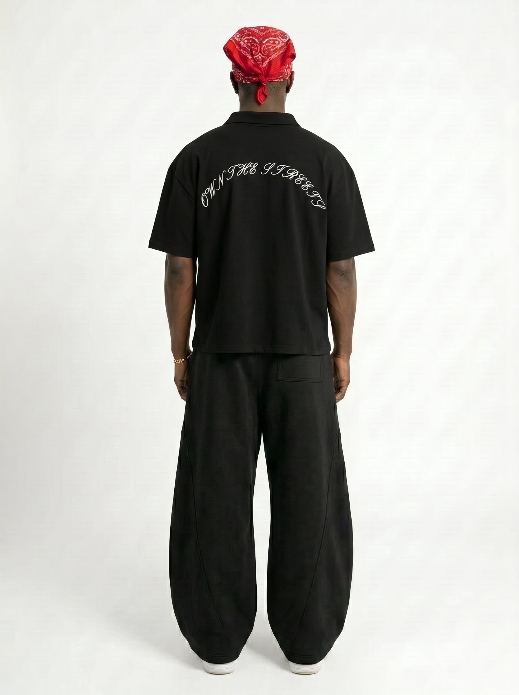 Black Boxy Polo