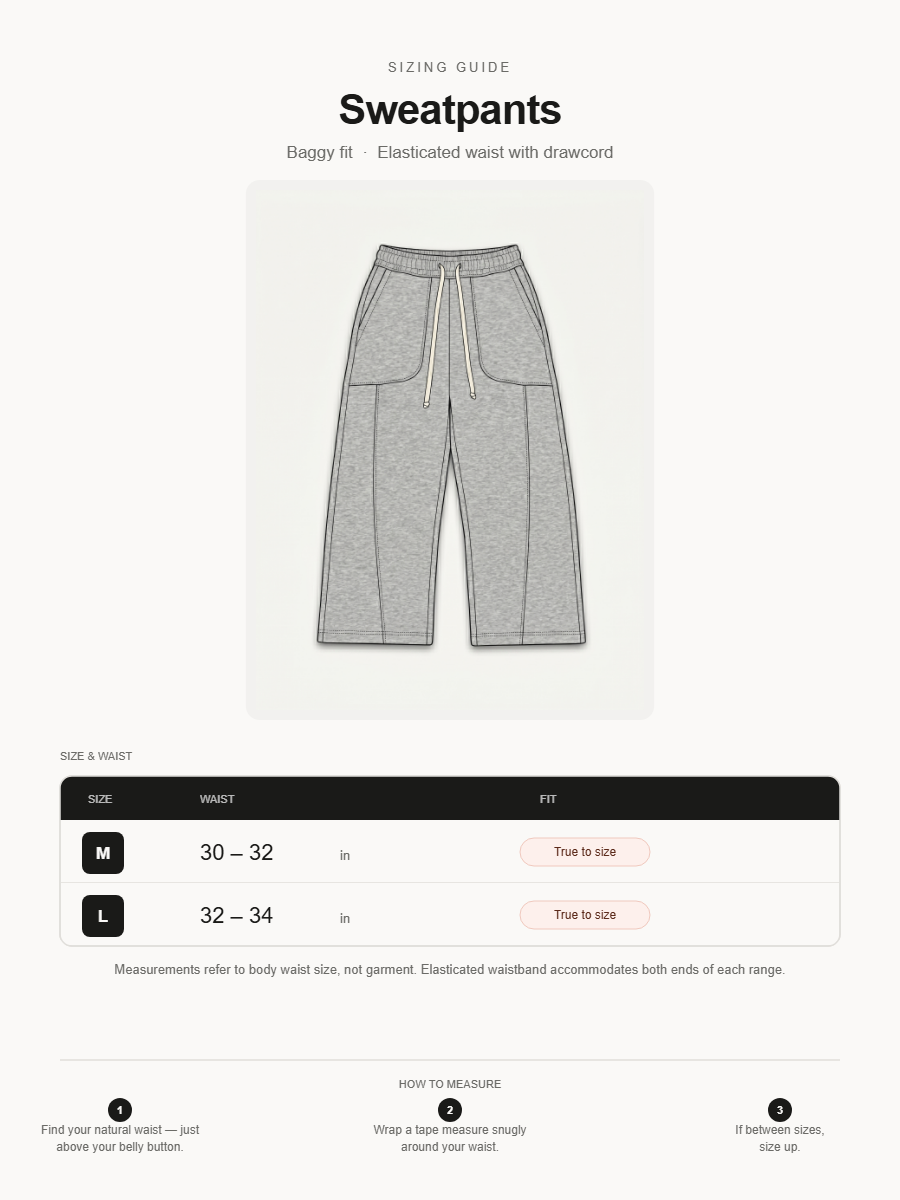 Black Baggy sweats