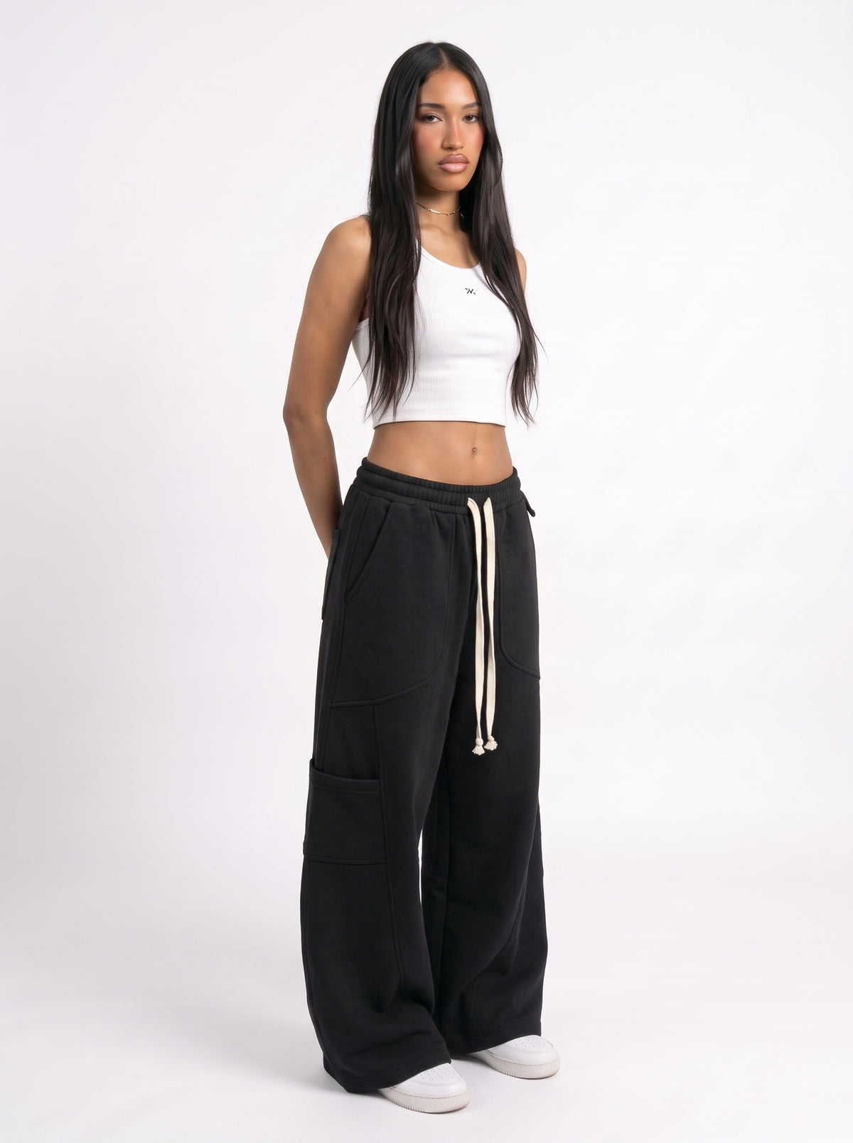 Black Baggy Sweats
