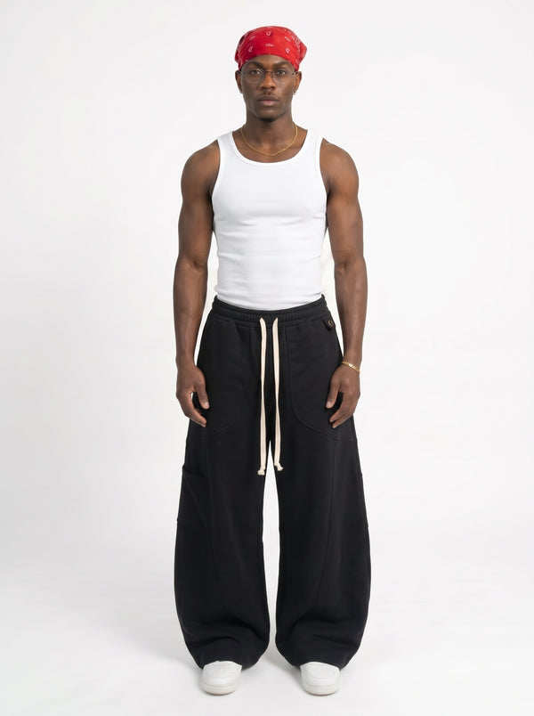 Black Baggy Sweats