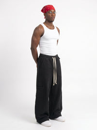 Black Baggy Sweats
