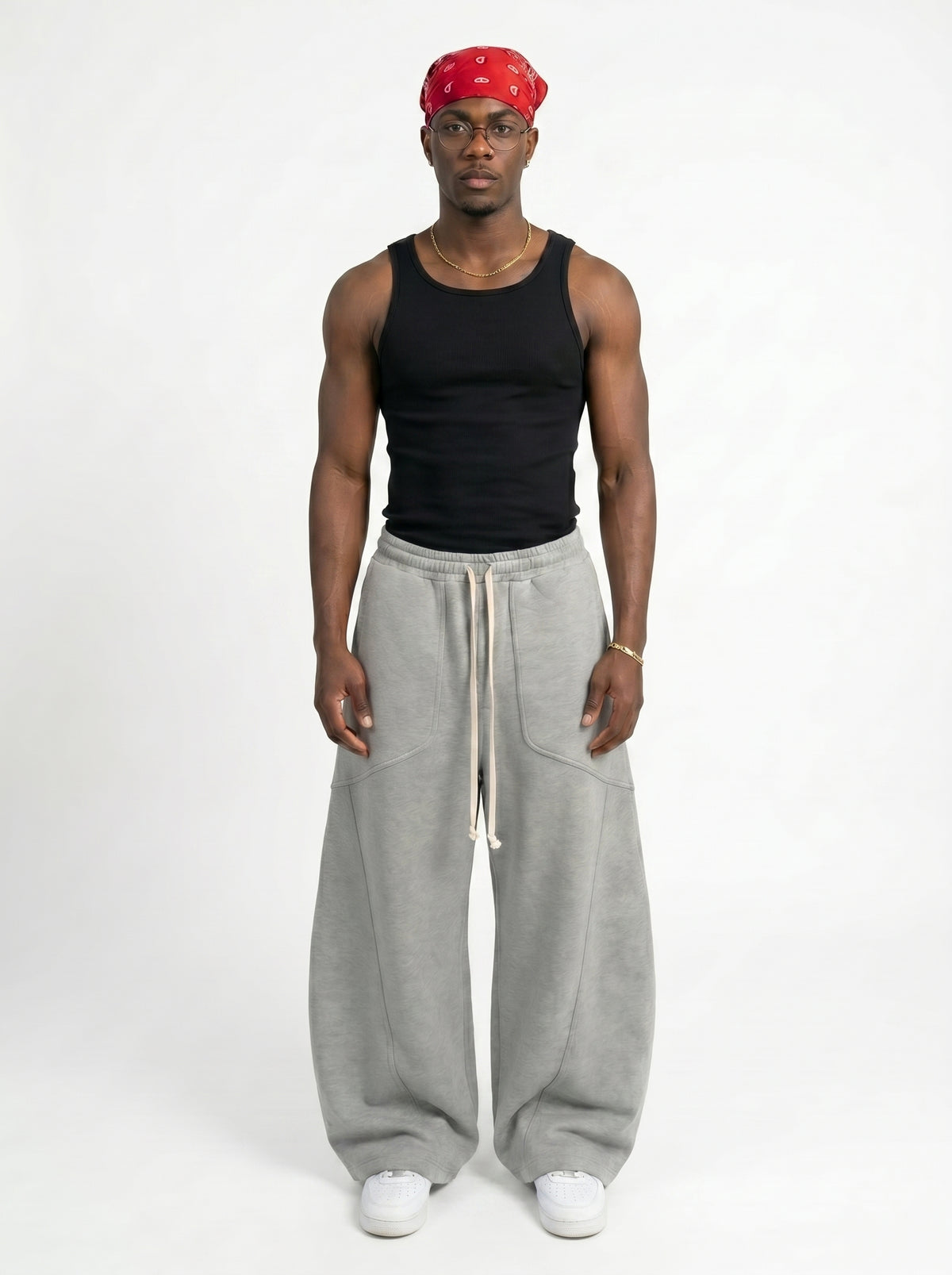 Gray Baggy Sweats