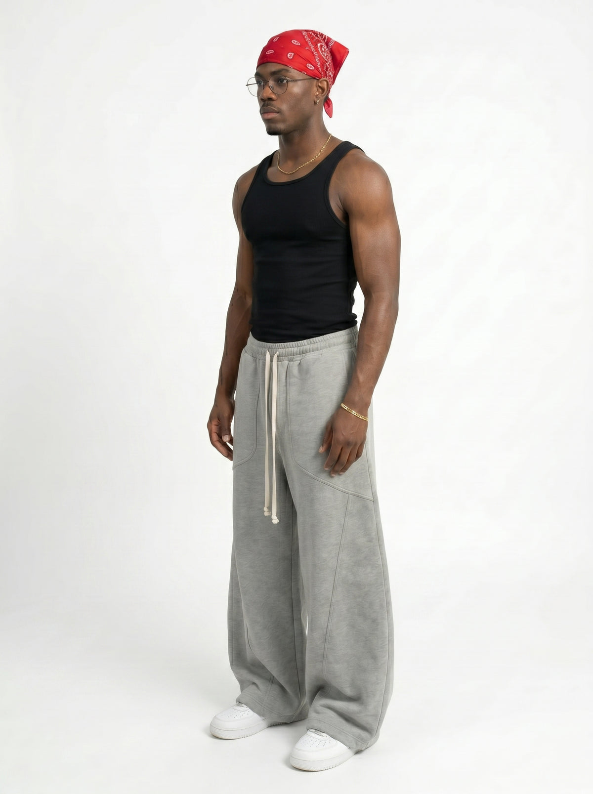 Gray Baggy Sweats