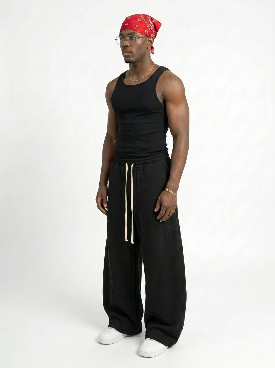 Black Baggy sweats