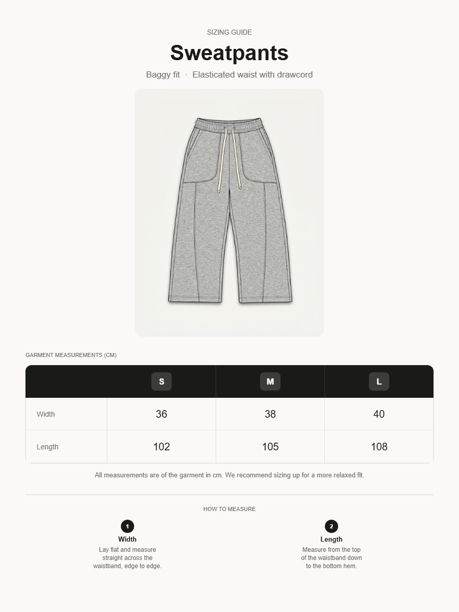 Black Baggy sweats